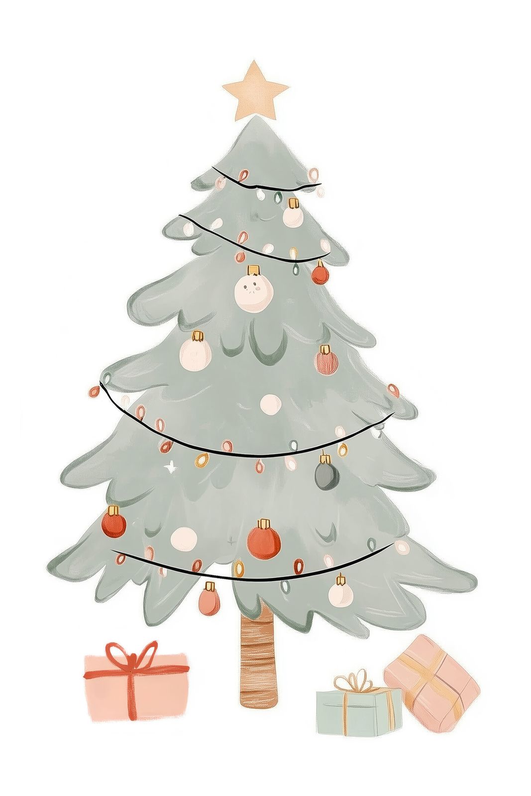 Póster - Diseño de Árbol de Navidad