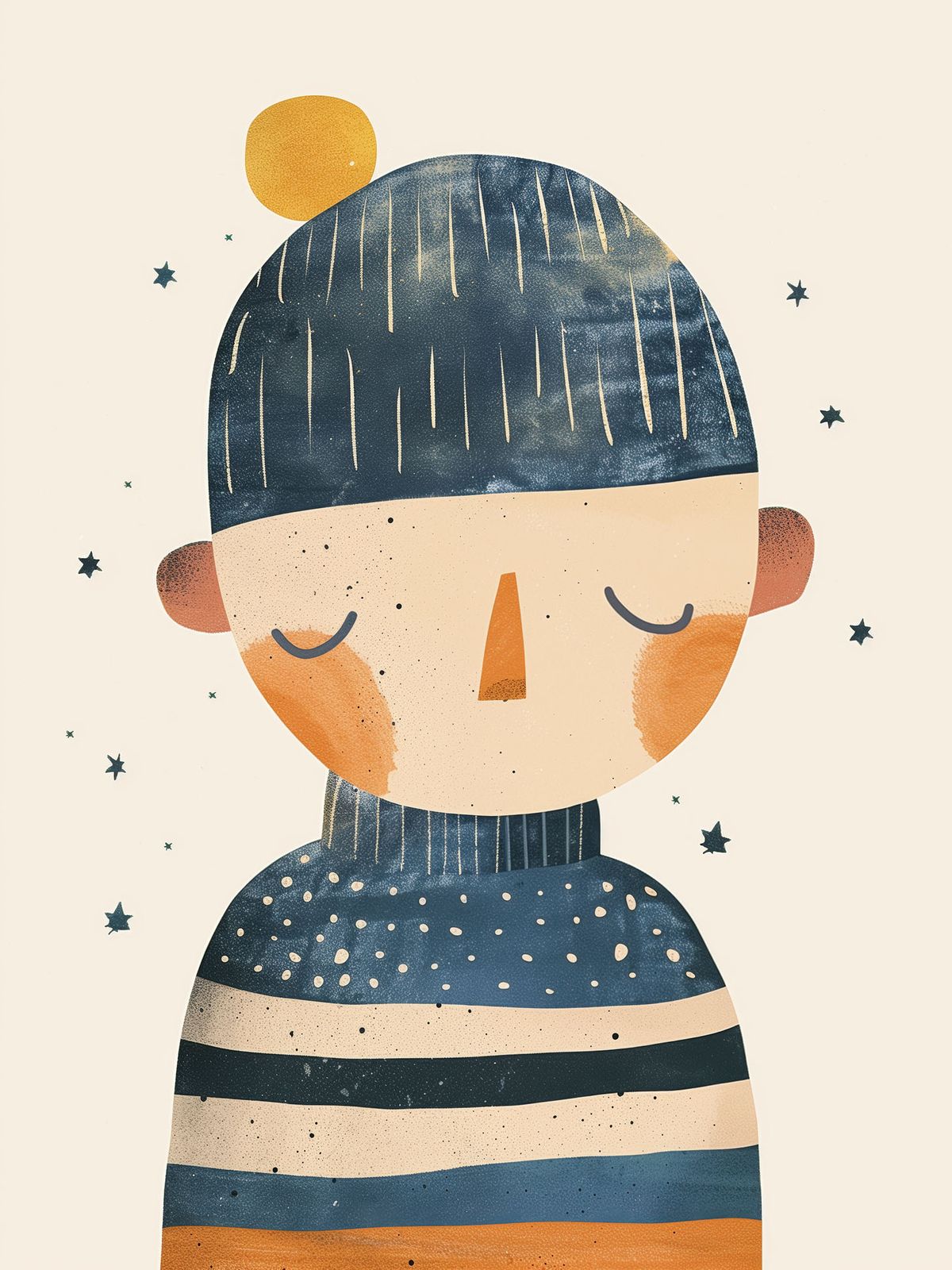 Póster - Personaje Somnoliento
