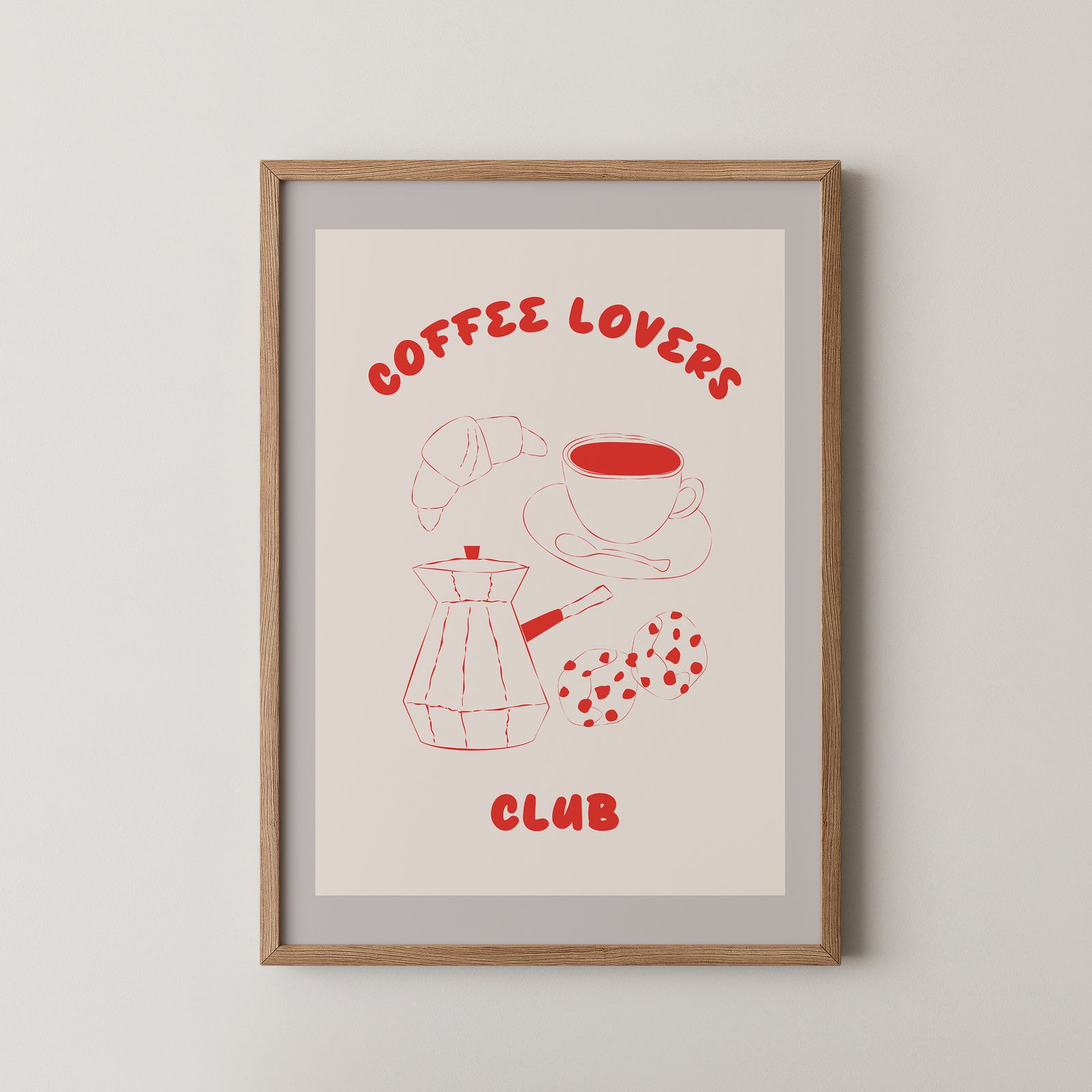 Póster - Club de los Amantes del Café