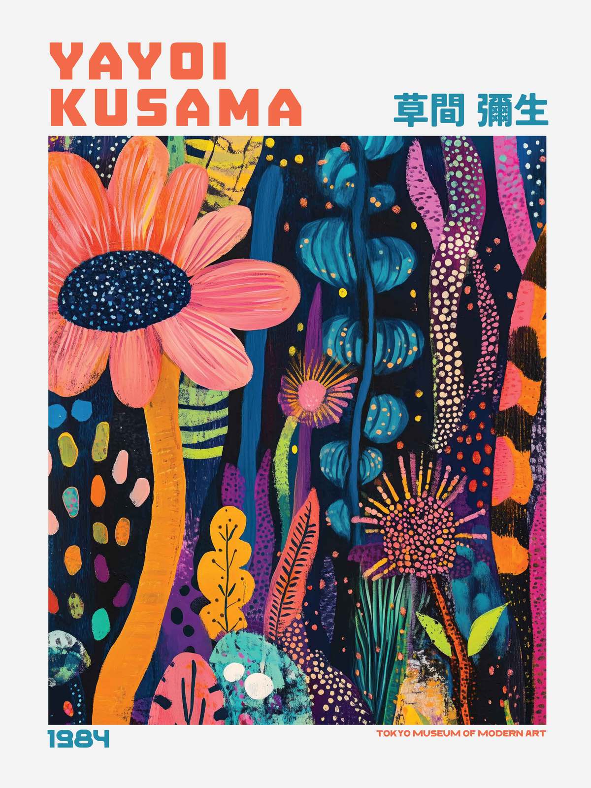 Póster - Obra Inspirada en Yayoi Kusama