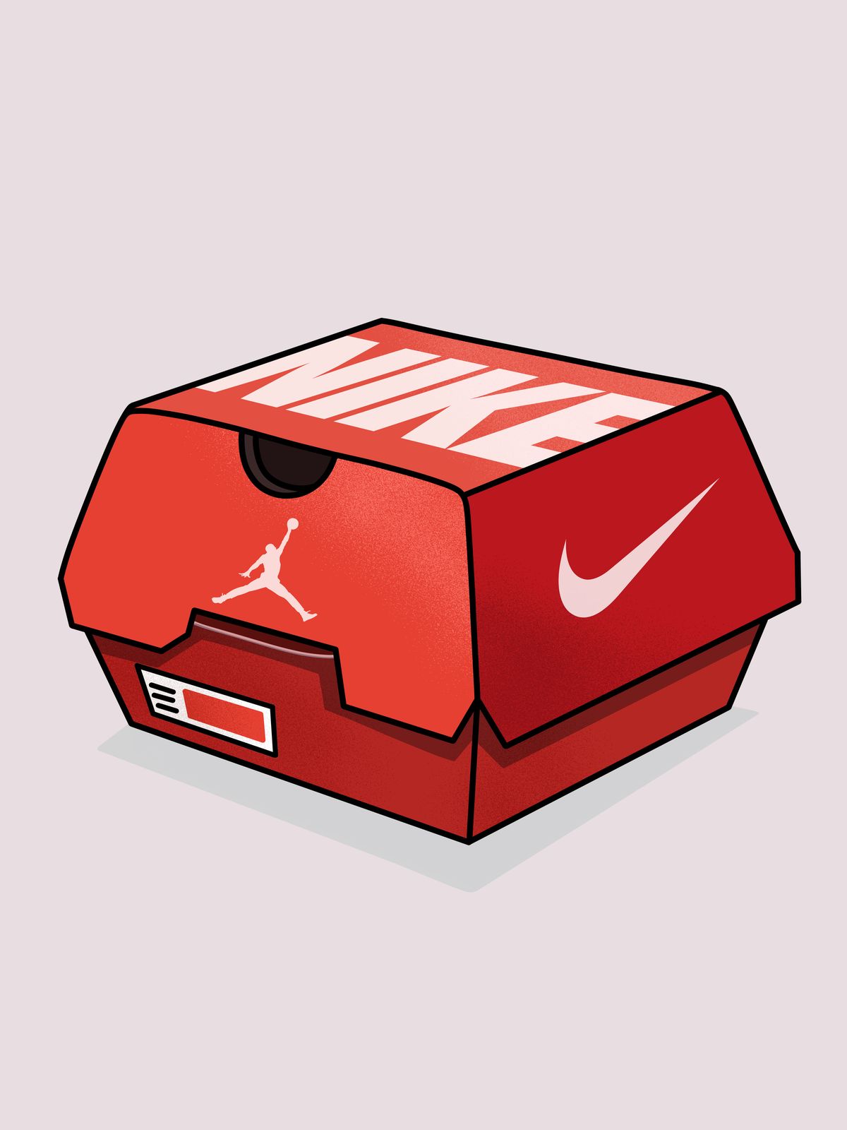 Póster - Caja de zapatos Nike