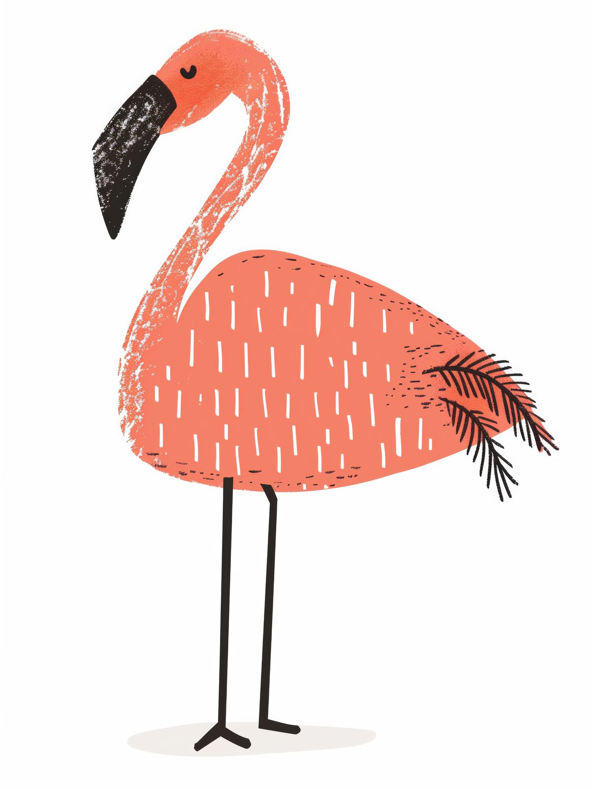 Póster - Ilustración de flamenco