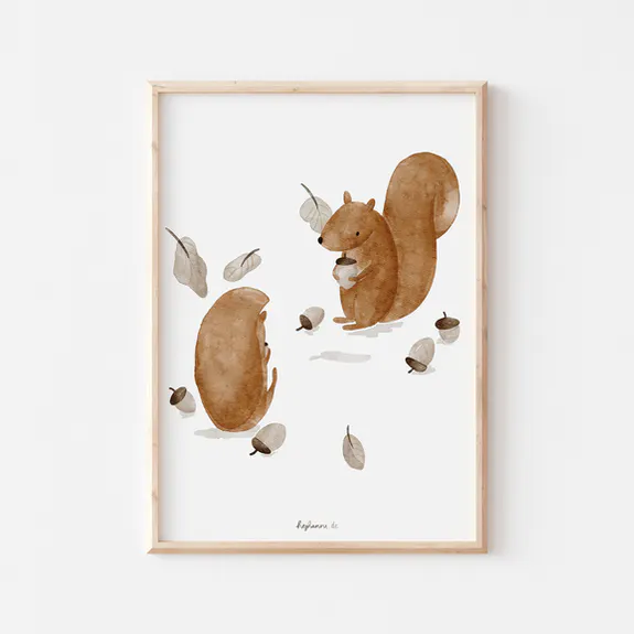 Póster - Ardillas