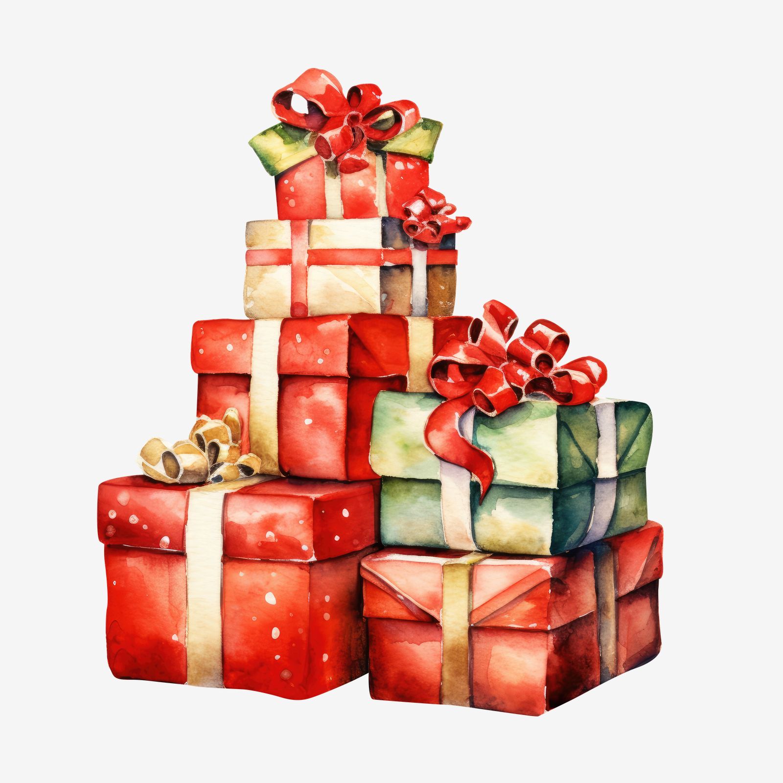 Pegatina Caja de Regalo Festiva
