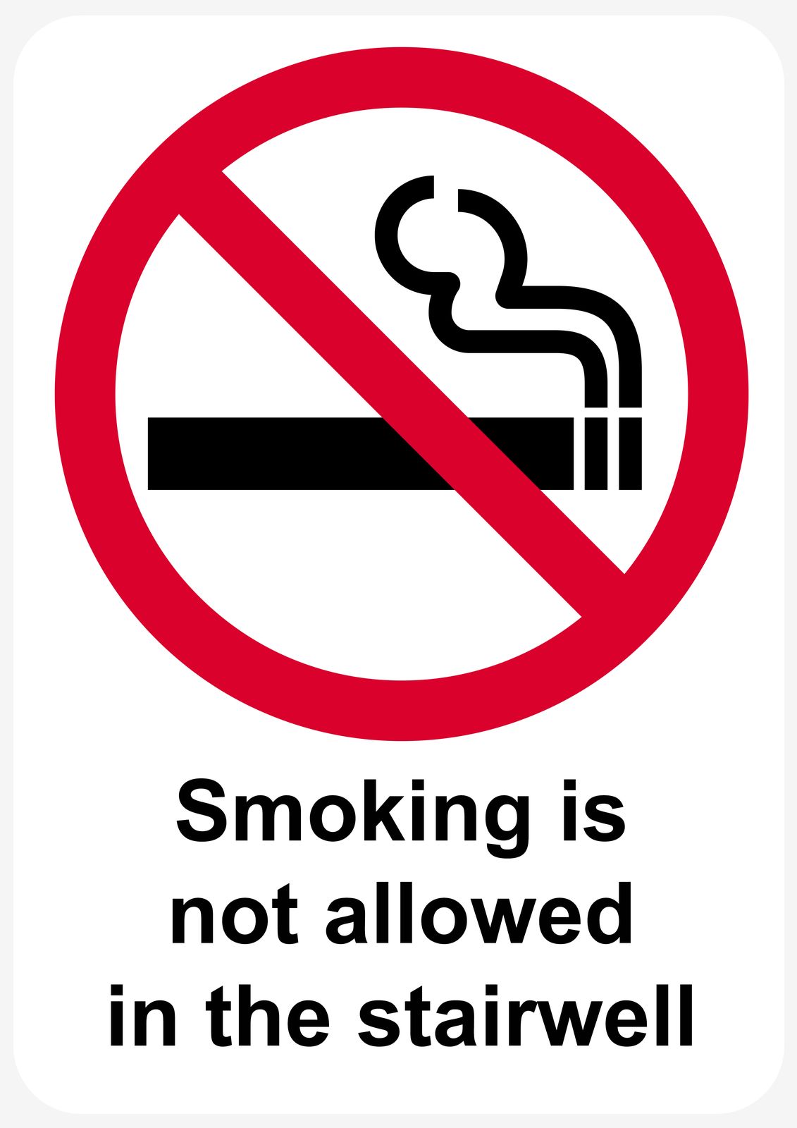 Sticker - No se permite fumar