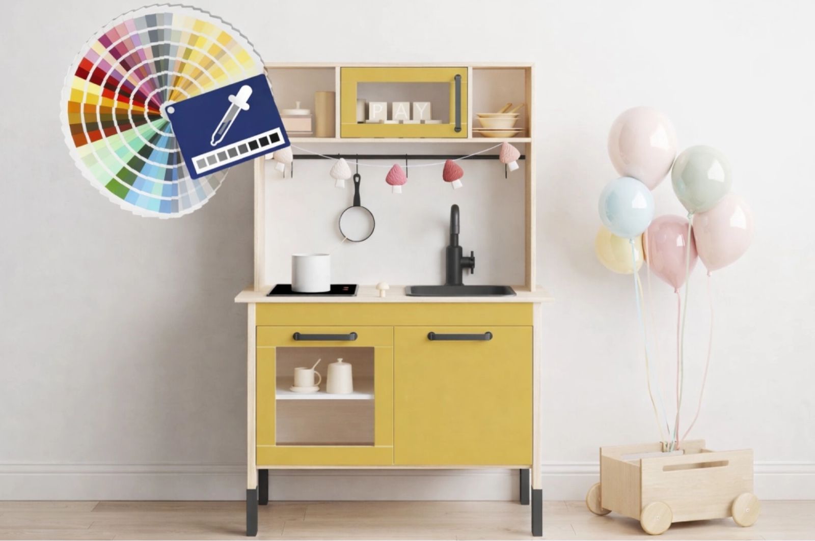 Pegatinas Autoadhesivas para la Cocina de Juego IKEA Duktig - Elige Color