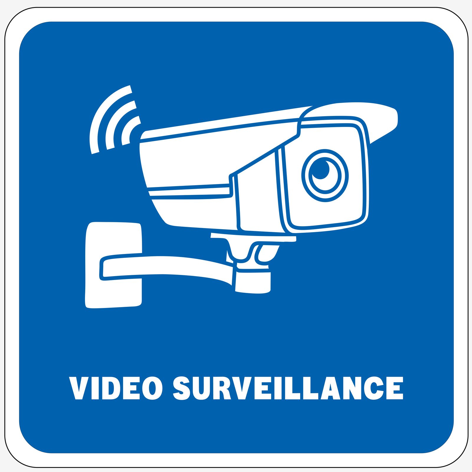Pegatina - Videovigilancia