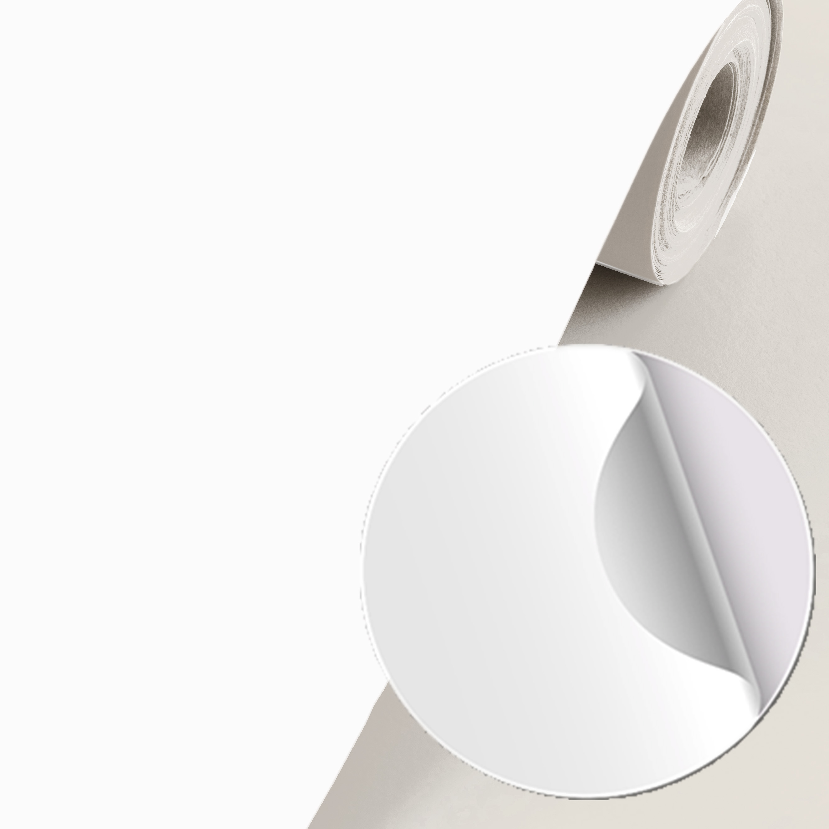 Contact Paper - Rollo de vinilo autoadhesivo blanco / 1,37 x 100m / Peel and Stick